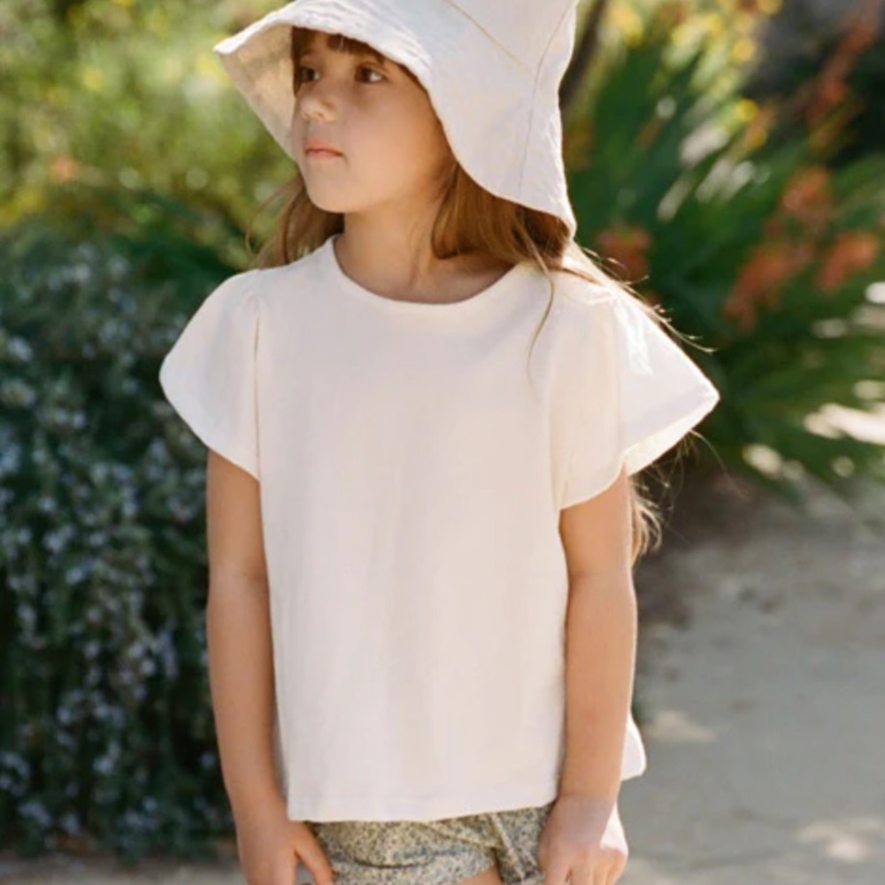 Go Gently Nation Jersey Flutter Tee 3T EUC